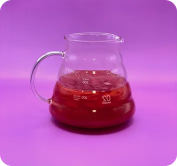Чай с заготовкой Tea в стеклянном чайнике